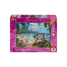 Puzzle 1000 pièces Schmidt Spiele Disney Minnie & Mickey in Hawaii - Finition mate lin Coloris unique