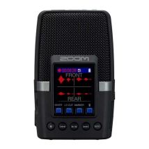Grabadora de voz digital Zoom H2essential 4 pistas Negra, WAV de 32 bits flotante hasta 96 kHz, microSD hasta 1 TB, USB-C - Nuevo