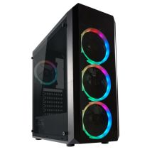 LC-Power Gaming 703B - Quad-Luxx Midi Tower Negro - Nuevo