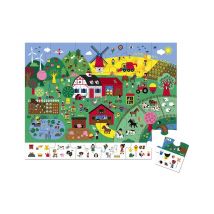 Puzzle de observación de la granja - 24 piezas educativas para niños - Nuevo