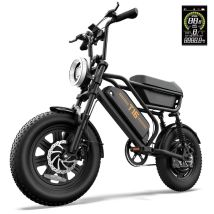 VéLo Électrique URLIFE T16 | Vitesse Max 25 km/h | Autonomie 55 km | Moteur 250W | Batterie 48V 13Ah | Pneus 16 Pouces | Noir