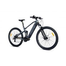 VTT Electrique, EMTB-27.5 PRO Moteur Central, Full Suspension, SHIMANO ALTUS 8 Vitesses & Freins a disque Hydraulique, Bat. Ion Lithium 48V 13Ah
