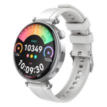 Montre Connectée Sport avec Écran AMOLED et Suivi Précis Étanche IP68 Argent