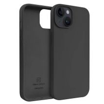 Coque en Silicone Liquide pour iPhone 14 Plus Anti-Choc Flexible Noir