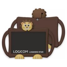 Tablet touch LOGICOM Logikids Star 10,1 Android 15 64 GB 4 GB RAM Nero (custodia leone) - Nuovo