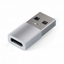 Satechi ST-TAUCS cambiador de género para cable USB-A USB-C Plata - Nuevo