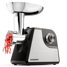 Juissiart MG4130R Molino de Carne - Potencia 300 W rendimiento carne de 1.2 kg/min material la cuchilla acero pulvimetalúrgico 420- Negro - Nuevo