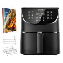 Cosori CP158-AF-RXB friteuse Unique 5,5 L Autonome 1700 W Friteuse d'air chaud Noir