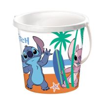 Seau de plage MONDO SPA 17 cm Lilo & Stitch plastique multicolore/blanc