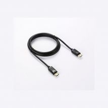 Cable Displayport Macho/Macho 1.4 con sistema de bloqueo - 2M - Compatible con 8K - Negro - Nuevo