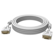 Vision 2x VGA 15-pin D-Sub, 10m câble VGA VGA (D-Sub) Blanc