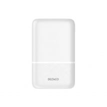 Deltaco PB-C1005 banque d'alimentation électrique Lithium Polymère (LiPo) 10000 mAh Blanc