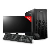 Pc de Bureau Complet POWERPRO i121F RTX46-24-W11 - Intel i3 12100FF - DDR4 16GB - SSD 500GB - RTX 4060 - Moniteur 24 & Accéssoires - Windows 11 Pro