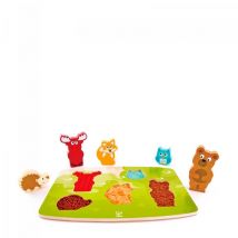 Puzzle táctil Animales del bosque - Aprender y despertar - Nuevo