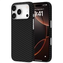 Accezz Coque Kevlar MagSafe pour Apple iPhone 17 Pro - Noir