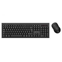 Atlantis Land P013-AX280G+M teclado Ratón incluido Universal RF inalámbrico QWERTY Italiano Negro - Nuevo