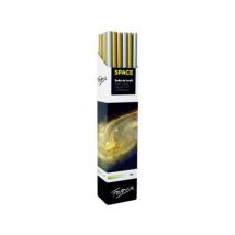 Fabrisa Space 2C Espositore da 30 rotoli di carta da regalo - Carta Kraft Vergé 70gr - Rotolo 1x3m - Colori oro e argento - Nuovo