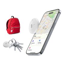 Cellularline Tracy - Designed for iOS Localisateur d'objets compatible avec Android, idéal pour retrouver clés, sacs à dos et objets personnels via 