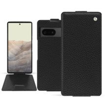 Housse cuir Google Pixel 7 - - Noir - Cuir grainé