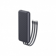 oraimo Slice Link Pro – Power Bank 10 000mAh avec câbles intégrés Lightning, USB-C et Micro-USB