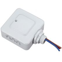 Detector de movimiento por microondas Maclean Energy MCE137 (Blanco) - Nuevo