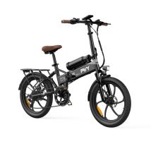 Bici elettrica pieghevole PVY Z20 MAX, autonomia 200 km con doppia batteria, full suspension - Nuovo