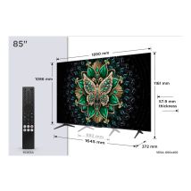 TCL C6K 85C6K TV 2,16 m (85 ) 4K Ultra HD Smart TV Wifi Métallique