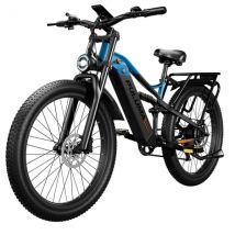 Bicicleta eléctrica PULUMA PE86, motor de 500 W, batería de 48 V y 20 Ah, neumáticos de 26 pulgadas, velocidad máxima de 40 km/h, autonomía de 150 km,