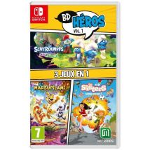 Pack Bd Heros Vol.1 : Los Pitufos Misión Hermanas Malfeuille 1 Marsupilami - Juego Nintendo Switch - Nuevo