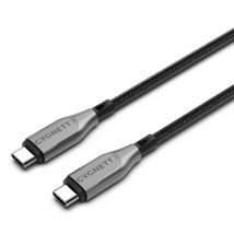Cygnett CY4676PCTYC cable USB USB 2.0 2 m USB C Negro, Plata - Nuevo