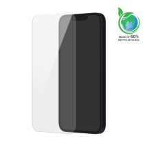 Protecteur d'écran en verre trempé de qualité supérieure (60% verre trempé recyclé) pour Apple iPhone 13/ 13 Pro/ 14, Transparent