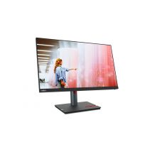 Lenovo ThinkVision P24q-30 LED display 605 cm 23.8 2560 x 1440 Pixel Quad HD Nero (Lenovo ThinkVision P24q-30) - Nuovo
