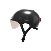 Cosmo Fusion+ - Casco con iluminación trasera inteligente y conectada para bicicletas - Luz de freno, detección automática de caídas, camino 