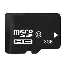 Partel Tarjeta de Memoria Micro SDHC Clase 10 de 8GB Negro - Nuevo
