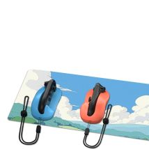 Soporte de ratón Joy-Con Alpha Omega Kit de jugadores 2 piezas + Alfombrilla de ratón XXL ilustrada azul y coral - Nuevo