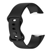 Bracelet en silicone pour Fitbit Charge 5 et Charge 6 Black S
