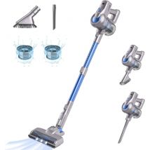 Aspirateur Balai sans Fil 6 en 1 polyvalent 200W bleu gris Vendos85