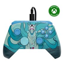 Turtle Beach Rematch Advanced Blue Kitsune Mando de juego cableado - Licencia Xbox Series XS, Xbox One y PC con Fosforescente, Botones Programables, 