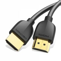 Cable portátil Vention HDMI macho a HDMI macho 2.0 4K - 2 m - Color negro - Nuevo