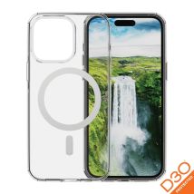 dbramante1928 Iceland Ultra D3O MagSafe funda para teléfono móvil Transparente, Blanco - Nuevo