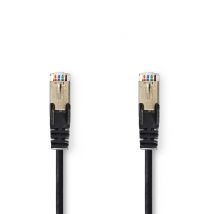 NEDIS Cable de red Cat 5e SF/UTP - RJ45 Macho - RJ45 Macho - 0,5 m - Negro - Nuevo