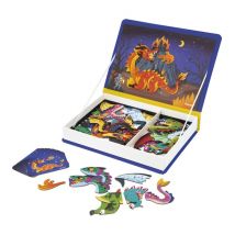 Juego de colores y formas Janod Magneti Book Dragons - Nuevo