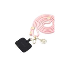 Bandoulière pour Smartphone Universel Tour de Cou Ajustable Rose