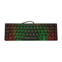 CoolBox mini TM065 clavier Gaming USB QWERTY Espagnole Noir