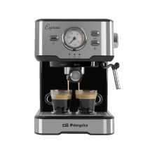 Cafetière Expresso Orbegozo 1100W 1,5L Noir/Argenté
