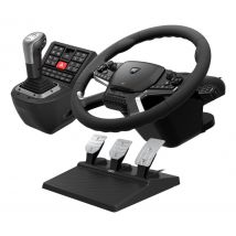 Hori Force Feedback Truck Control System Nero Volante USB + Pedali + Joystick PC - Nuovo