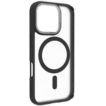 Coque Recyclée MagSafe Antichoc 2 mètres Mat Frost Noir pour iPhone 16 Pro - Origine France Garantie