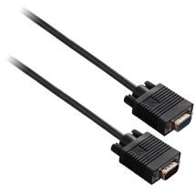 V7 Cable de extensión negro de vídeo con conector VGA hembra a VGA macho 3m 10ft - Nuevo