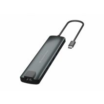 Conceptronic DONN06G USB 3.2 Gen 1 (3.1 Gen 1) Type-C Noir, Argent