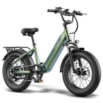 Bicicletta elettrica fuoristrada FAFREES F20 ROVER con batteria da 48 V 15 Ah - verde brillante - Nuovo